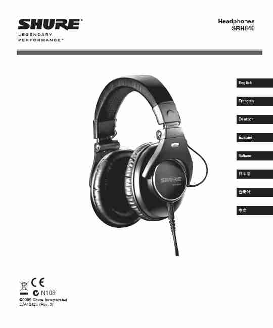 Shure Headphones SRH840-page_pdf